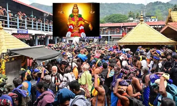 இன்று மாலை மகரவிளக்கு பூஜையையொட்டி சபரிமலை அய்யப்பன் கோவில் நடை திறப்பு