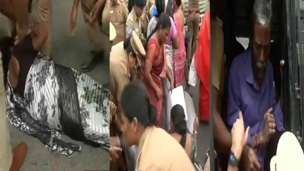 சென்னையில் அனுமதியின்றி போராட்டம் நடத்திய தூய்மைப் பணியாளர்கள் கைது