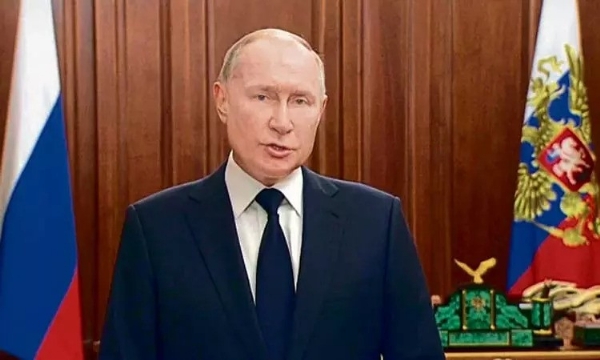 இந்தியா உள்பட உலக நாடுகளின் தலைவர்களுக்கு ரஷிய அதிபர் விளாடிமிர் புதின் ஆங்கில புத்தாண்டு வாழ்த்து