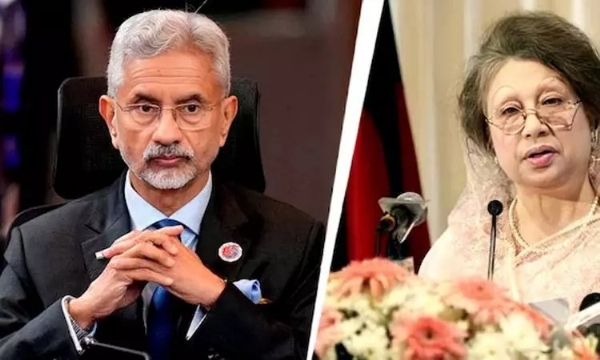 இன்று வெளியுறவுத்துறை மந்திரி ஜெய்சங்கர் கலிதா ஜியாவின் இறுதிச்சடங்கில் இந்தியா சார்பில் பங்கேற்க டாக்கா பயணம்