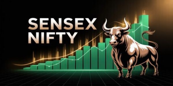 சென்செக்ஸ் மற்றும் நிஃப்டி குறியீடுகள் 4 நாட்களுக்கு பிறகு உயர்வுடன் முடிவு