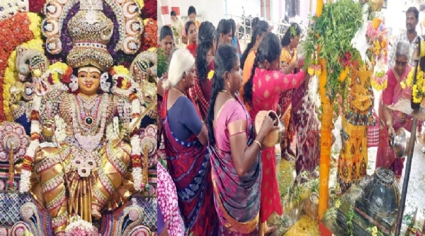 ஈரோடு கருங்கல்பாளையம் மாரியம்மன் கோவிலில் நாளை குண்டம் விழா ஈரோடு கருங்கல்பாளையம் மாரியம்மன் கோவிலில் நாளை குண்டம் விழா