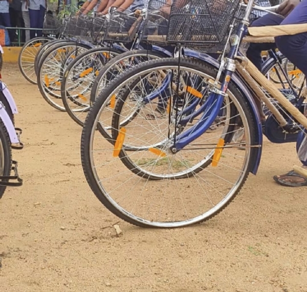 Poor Quality Bicycles Provided by Government to Students in Coimbatore