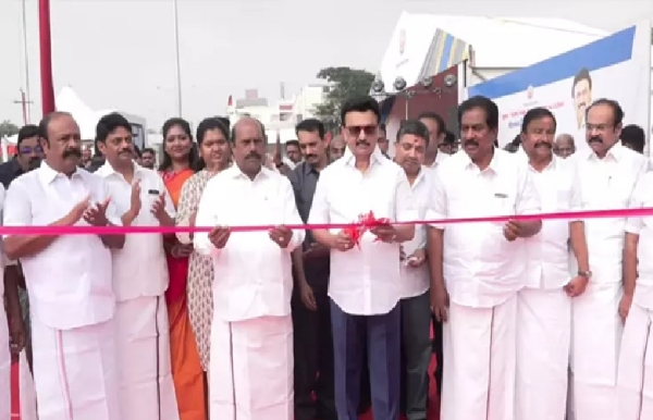 ரூ.150.28 கோடி செலவில் உருவாக்கப்பட்டுள்ள வீரமங்கை வேலுநாச்சியார் மேம்பாலத்தை முதல்வர் ஸ்டாலின் திறந்து வைத்தார்