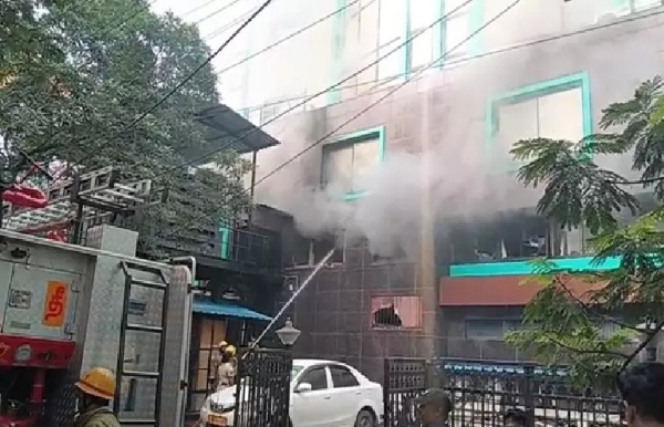 சென்னை ஜிஎஸ்டி ஆணையாளர் அலுவலகத்தில் திடீர் தீ விபத்து