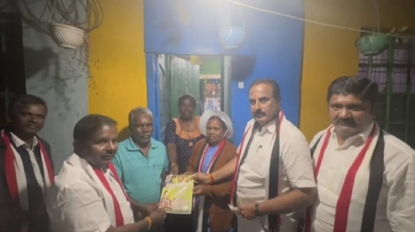 Former Minister and Palladam Assembly Member M.S.M. Anandan is campaigning in Kerala for the upcoming elections.