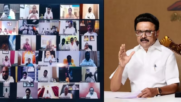 முதல்வர் ஸ்டாலின் தலைமையில் திமுக மாவட்டச் செயலாளர்கள் கூட்டம் தொடக்கம்