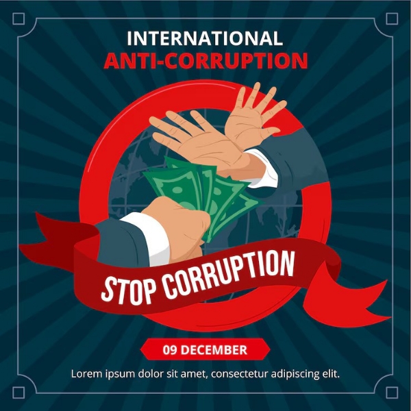 இன்று (டிசம்பர் 9) சர்வதேச ஊழல் எதிர்ப்பு தினம் (International Anti-Corruption Day)