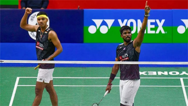 ஹாங்காங் ஓபன் பேட்மிண்டன் - சாத்விக், சிராக் ஜோடி காலியிறுதிக்கு முன்னேற்றம்