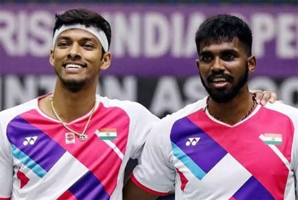 ஹாங்காங் ஓபன் பேட்மிண்டன் போட்டியின் அரையிறுதியில் இந்தியாவின் சாத்விக் - சிராக் ஜோடி வெற்றி