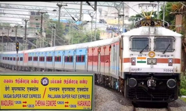சென்னை மதுரை இடையே இயக்கப்படும் வைகை எக்ஸ்பிரஸ் ரெயில் புறப்படும் நேரம் இன்று முதல் மாற்றம்