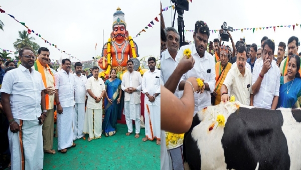 சனாதன மரபுகளை தொடர்ந்து இகழும் திமுகவின் அரசியல் வீழ்ச்சி இம்மண்ணிலிருந்து துவங்கும் - பாஜ., தேசிய செயல் தலைவர் நிதின் நபின் சனாதன மரபுகளை தொடர்ந்து இகழும் திமுகவின் அரசியல் வீழ்ச்சி இம்மண்ணிலிருந்து துவங்கும் - பாஜ., தேசிய செயல் தலைவர் நிதின் நபின்