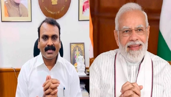 மத்திய இணை அமைச்சர் எல்.முருகன் இல்ல பொங்கல் விழாவில் பிரதமர் மோடி பங்கேற்பு