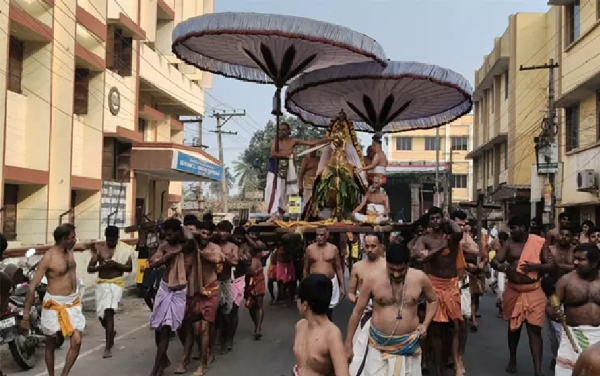 வைத்திய வீரராகவப் பெருமாள் கோவில் தை பிரம்மோற்சவ விழா - இன்று  ஹம்ச வாகனத்தில் திருவீதி உலா