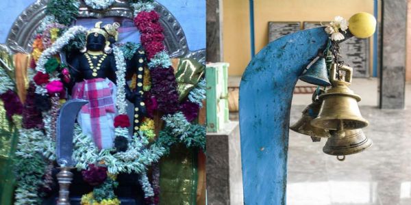 கோவில் திருவிழா நடத்த காவல் துறையினர் தடை - காணிக்கை செலுத்த முடியாமல் பக்தர்கள் வேதனை