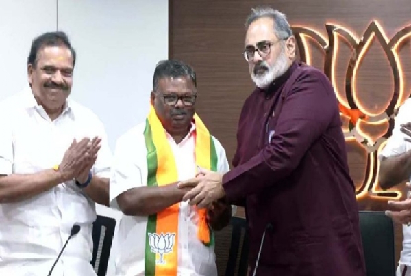 முன்னாள் சிபிஎம் எம்எல்ஏ ராஜேந்திரன் பாஜகவில் இணைந்தார்