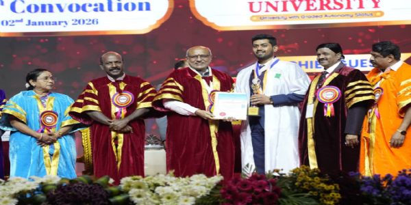 உலகளவில் கடும் போட்டி நிலவும் நிலையில் பட்டம் பெற்றால் மட்டும் போதாது , மாணவர்கள் ஒவ்வொரு நாளும் அறிவை வளர்த்துக் கொள்ள வேண்டும் – சி.பி.ராதாகிருஷ்ணன்