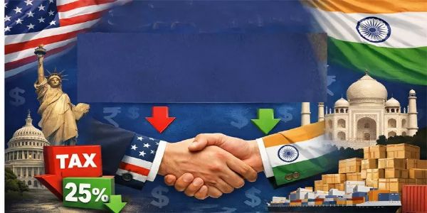 இந்தியாவிலிருந்து இறக்குமதி செய்யப்படும் பொருட்களுக்கான தற்போதைய 50 சதவீத வரி, 25 சதவீதமாகக் குறைக்கப்படலாம் - அமெரிக்க நிதித்துறை அமைச்சர்