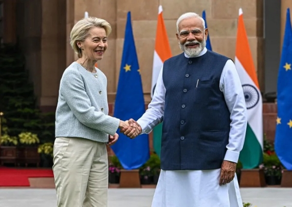 இந்தியா- ஐரோப்பிய யூனியன் இடையே தடையற்ற வர்த்தக ஒப்பந்தம் கையெழுத்து