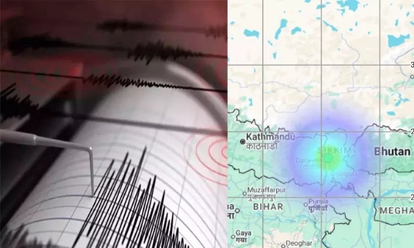 சிக்கிமின் சோரெங் பகுதியில் இன்று காலை நிலநடுக்கம் - தேசிய நில அதிர்வு மையம் தகவல் சிக்கிமின் சோரெங் பகுதியில் இன்று காலை நிலநடுக்கம் - தேசிய நில அதிர்வு மையம் தகவல்