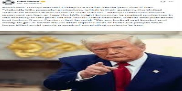 ஈரானில் போராட்டக்காரர்களின் பாதுகாப்பிற்காக அமெரிக்கா பதிலடி கொடுக்க தயாராக உள்ளது - டிரம்ப் எச்சரிக்கை