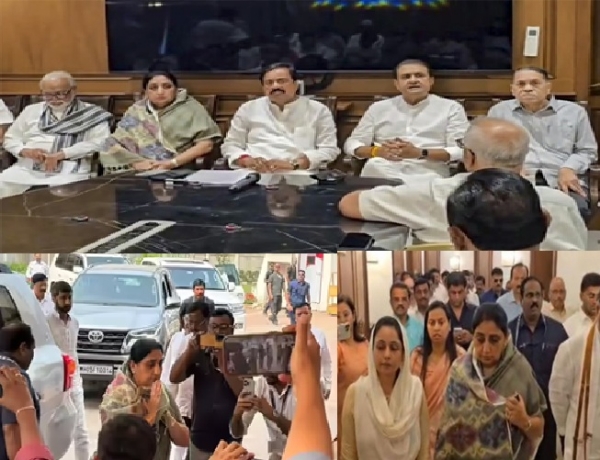 மறைந்த மஹாராஷ்டிர துணை முதல்வர் அஜித் பவார் மனைவி சுனேத்ரா பவார் என்சிபி கட்சித் தலைவராக தேர்வு மறைந்த மஹாராஷ்டிர துணை முதல்வர் அஜித் பவார் மனைவி சுனேத்ரா பவார் என்சிபி கட்சித் தலைவராக தேர்வு