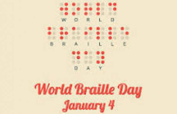 இன்று (ஜனவரி 4) உலக பிரெய்லி தினம் இன்று (ஜனவரி 4) உலக பிரெய்லி தினம்