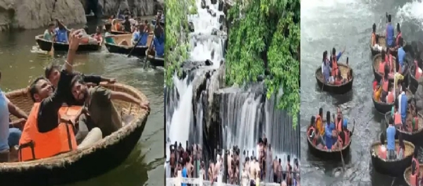 ஒகேனக்கலில் மீண்டும் பரிசல்கள் இயக்கம் - சுற்றுலா பயணிகள் மகிழ்ச்சி