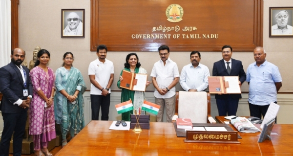 ஐக்கிய நாடுகள் பெண்கள் அமைப்பிற்கும் தமிழ்நாடு அரசுக்கும் இடையே புரிந்துணர்வு ஒப்பந்தம் கையெழுத்தானது