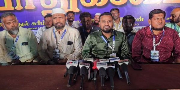 திருத்தணி வடமாநில வாலிபர் தாக்குதல் சம்பவம் தமிழகத்தில் போதை,கஞ்சா பொருட்களின் அதிகரிப்பே காரணம் -தவ்ஹீத் ஜமா அத் மாநில தலைவர் அப்துல் கரீம்