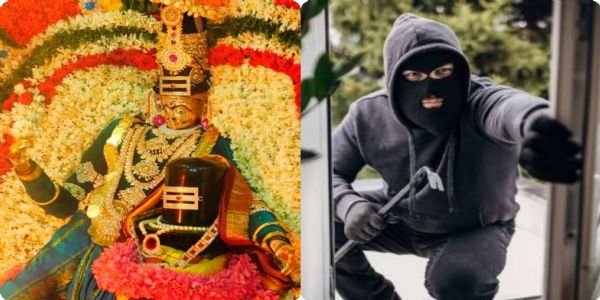 சென்னை கோவிலில் பூட்டை உடைத்து அம்மன் கழுத்திலிருந்த தங்கச் சங்கிலி திருட்டு!
