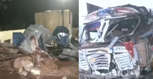 Horrific accident near a temple in Madhya Pradesh Horrific accident near a temple in Madhya Pradesh