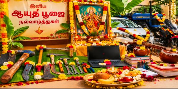 ஆயுத பூஜை- உழைப்பையும் தொழிலையும் போற்றும் திருநாள்!