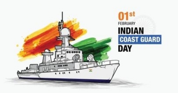 இன்று (பிப்ரவரி 1) இந்திய கடலோரக் காவல்படை தினம் இன்று (பிப்ரவரி 1) இந்திய கடலோரக் காவல்படை தினம்
