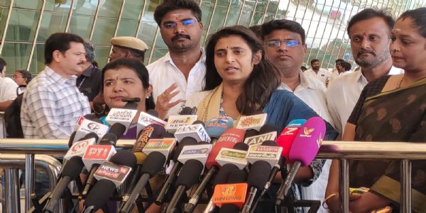 தி.மு.க ஆட்சியில் தமிழகத்தில் பெண்களுக்கு பாதுகாப்பு கேள்விக்குறியாக உள்ளது - நடிகை கஸ்தூரி