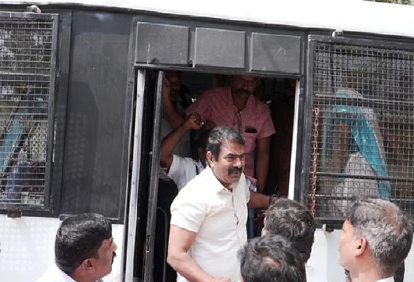 Seeman arrested for protesting