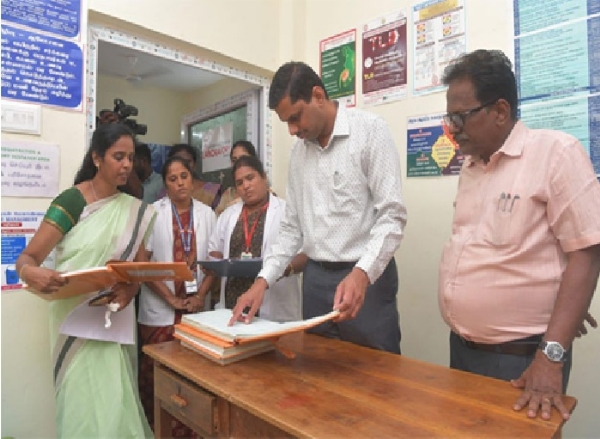 Thoothukudi District Collector inspects