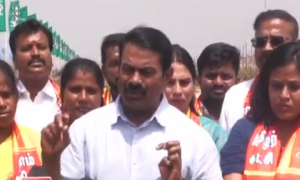 அரிசியை இலவசமாக கொடுக்கும் அரசு 10 குவாட்டர்களை இலவசமாக கொடுக்குமா?  - சீமான் கேள்வி