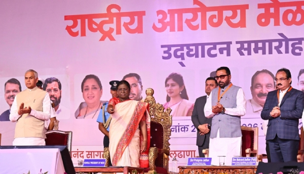 தேசிய ஆரோக்கிய கண்காட்சி 2026 ஐ ஜனாதிபதி திரௌபதி முர்மு இன்று தொடங்கி வைத்தார்