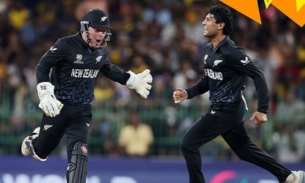 சூப்பர் 8 ஆட்டத்தில் இலங்கை அணியை 61 ரன்கள் வித்தியாசத்தில் வீழ்த்தி நியூசிலாந்து அணி அசத்தல் வெற்றி