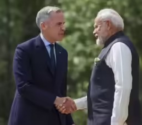 நாளை முதல் மார்ச் 2 வரை கனடா நாட்டின் பிரதமர் மார்க் கார்னி இந்தியா வருகை