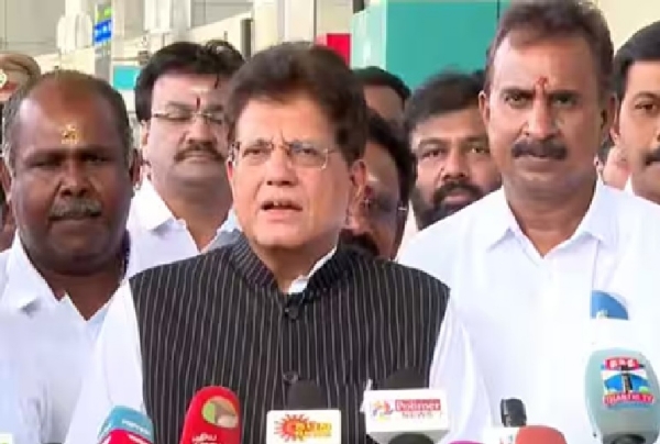 Union Minister Piyush Goyal visits Madurai