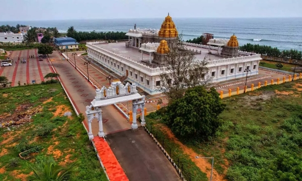 கன்னியாகுமரி  வெங்கடாஜலபதி கோவிலில் பிப்ரவரி 7 ஆம் தேதி வருஷாபிஷேகம் - முன்னேற்பாடுகள் தீவிரம்