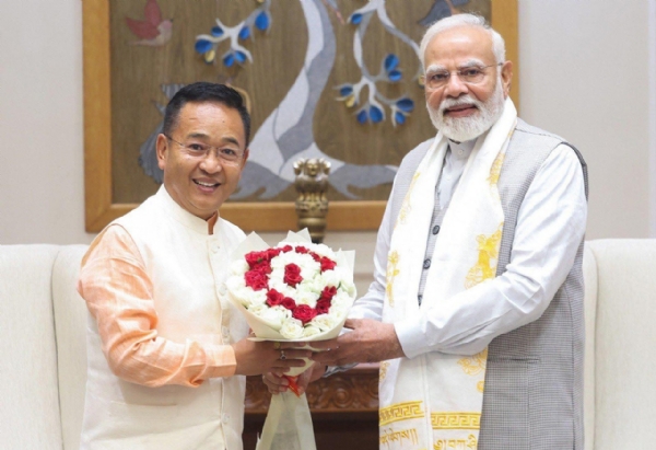 சிக்கிம் முதல்வர் பிரேம் சிங் தமாங் கோலேவிற்கு பிரதமர் மோடி பிறந்தநாள் வாழ்த்து