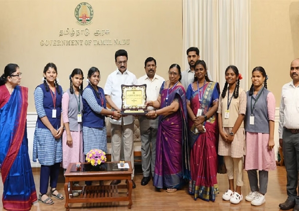 trophies to the winners