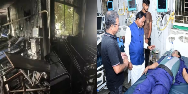 Fire Accident at Odisha Hospital