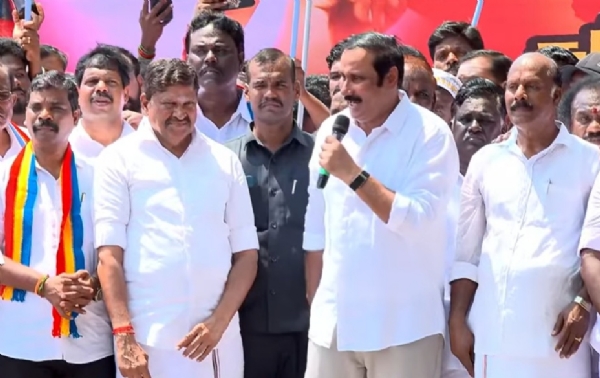 கடலூரில்  திமுக அரசைக் கண்டித்து தேசிய ஜனநாயகக் கூட்டணி கட்சிகள்  போராட்டம் - பாமக தலைவர் அன்புமணி ராமதாஸ் பங்கேற்பு