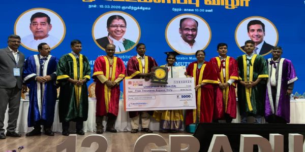 பெண் ஊழியர்கள் கல்வி மையம் சார்பில், ஊழியர்களுக்கான 12-வது பட்டமளிப்பு விழா !