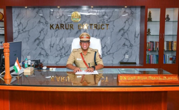 Karur SP Harikiran Prasad