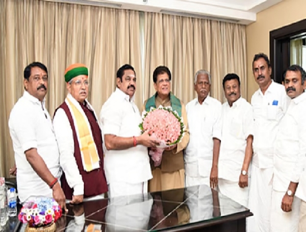 தமிழக பா.ஜ.க. மேலிட பொறுப்பாளர் பியூஷ் கோயல் நாளை சென்னை வருகை